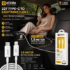 eliide-22t-type-c-to-lightning-1.5-meter-cable-for-ios-devices-2 Eliide 22T 30W Type-C to Lightning Cable 1.5M Long
